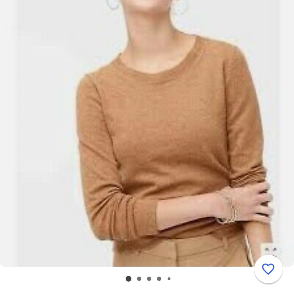 J. Crew Factory Camel Brown Teddie Sweater Size XXS